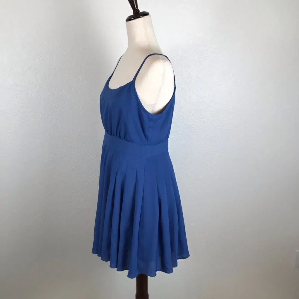 XX1 Boutique blue skater mini dress L‎